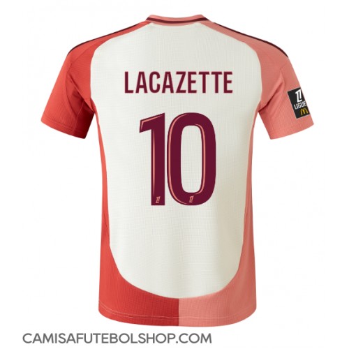 Camisa de time de futebol Olympique Lyonnais Alexandre Lacazette #10 Replicas 3º Equipamento 2024-25 Manga Curta